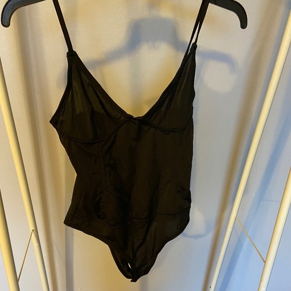Little black body suit top - Picture 1 of 5